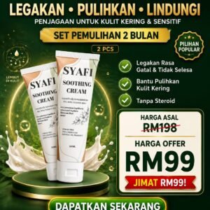 Set Pemulihan 2 Bulan (2 x Kotak Syafi Cream)